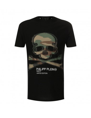 klok tofu Kwalificatie Military Skull T-Shirt by Philipp Plein at altamoda.shop